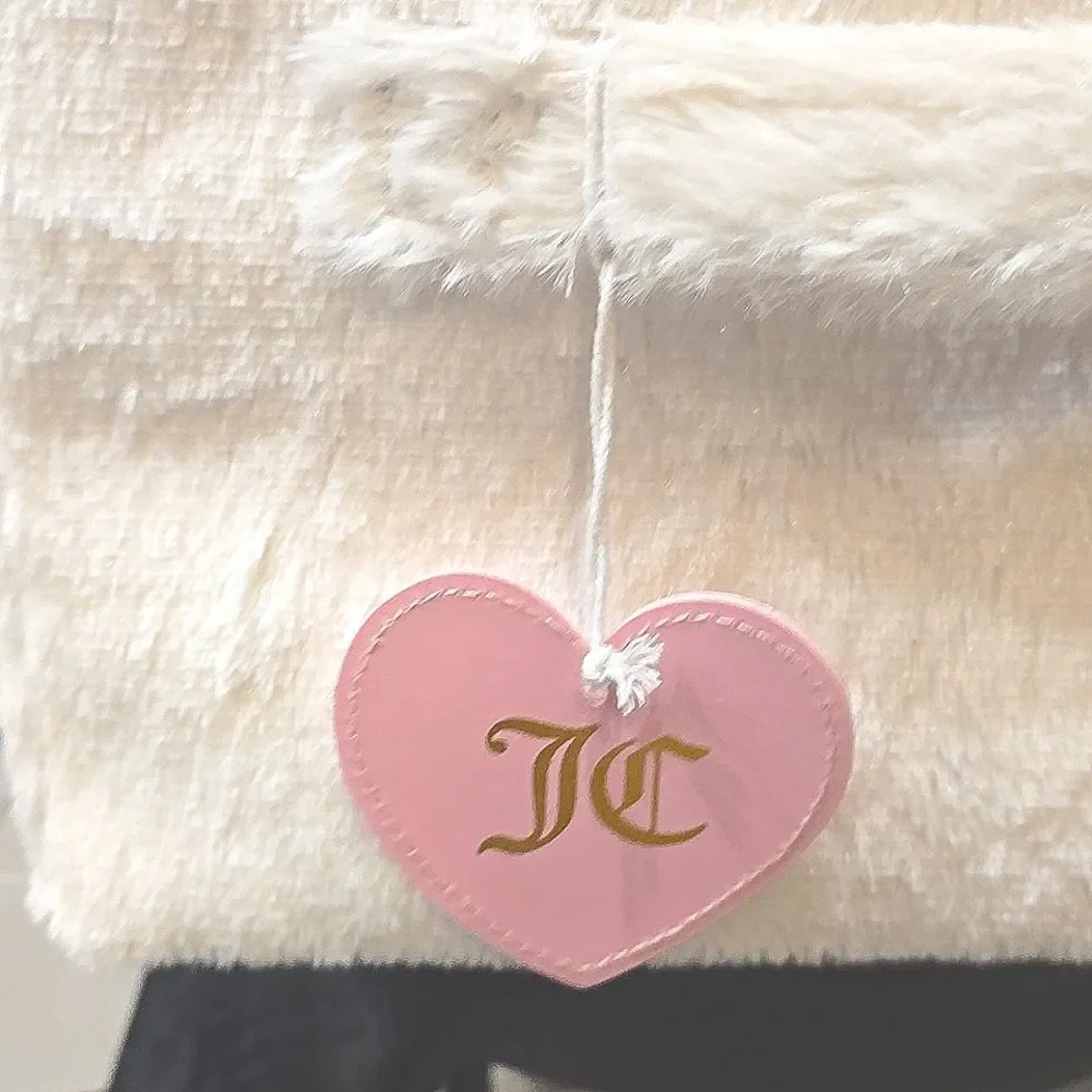 Juicy Couture Home JUICY Bold Crown Logo Velour Decorative Storage Basket